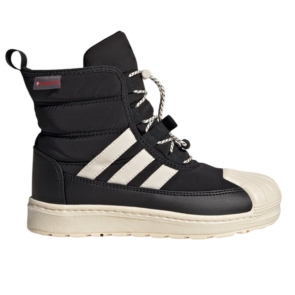 ADIDAS • Little Kids Originals Superstar 360 2.0 Boots Black Includes Box - Picture 3 of 8